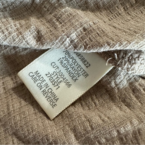 Max Studio Tan Blouse Chic Top - Picture 4 of 4